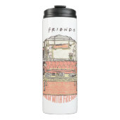 Chillin' met FRIENDS™ Cartoon Thermosbeker (Voorkant)