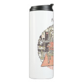 Chillin' met FRIENDS™ Cartoon Thermosbeker (Gedraaid links)