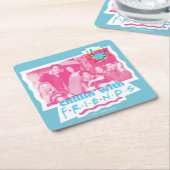 Chillin' met FRIENDS™ Kartonnen Onderzetters (Schuin)