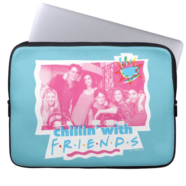 Chillin' met FRIENDS™ Laptop Sleeve (Voorkant)