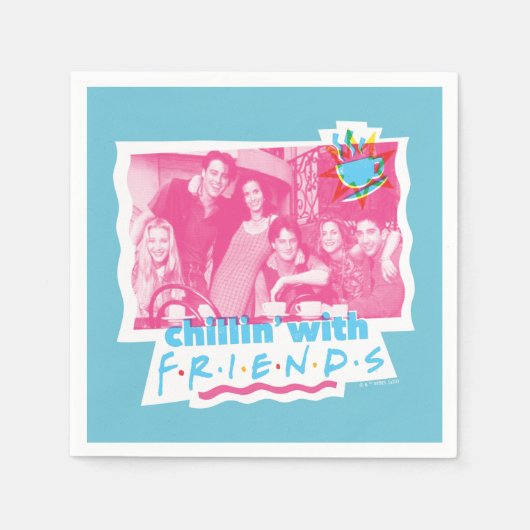 Chillin' met FRIENDS™ Servet (Voorkant)
