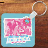 Chillin' met FRIENDS™ Sleutelhanger (Achterkant)