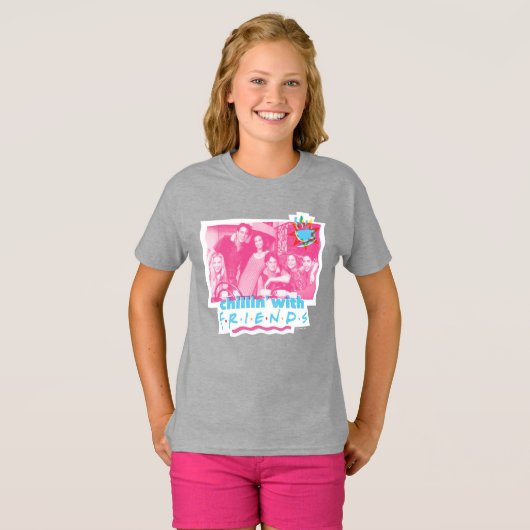Chillin' met FRIENDS™ T-shirt (Voorkant volledig)