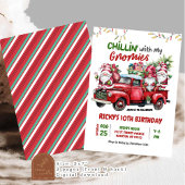 Chillin met Gnomies Kerstmis Kids Verjaardag Kaart