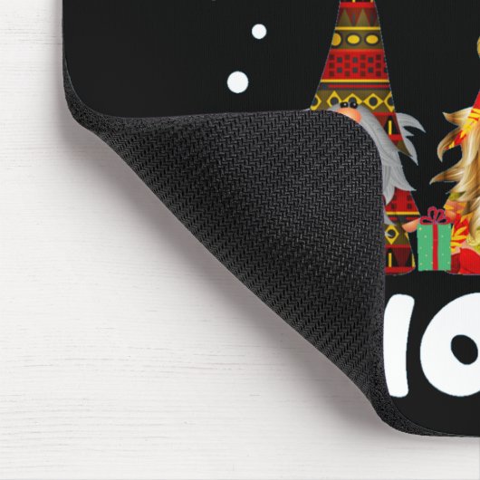 Chillin met kerst met mijn gnomen muismat (Hoek)