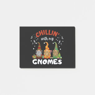 Chillin met kerst met mijn gnomen post-it® notes