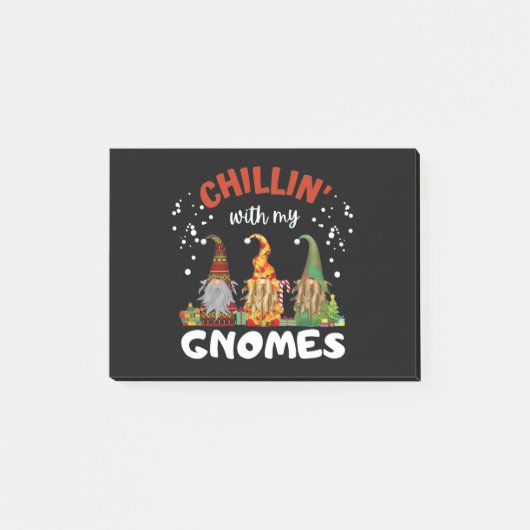 Chillin met kerst met mijn gnomen post-it® notes (Voorkant)