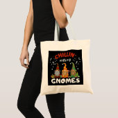 Chillin met kerst met mijn gnomen tote bag (Voorkant (product))