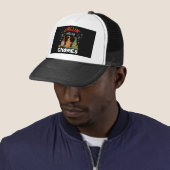Chillin met kerst met mijn gnomen trucker pet (In situ)
