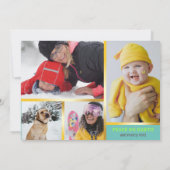 Chillin met kerstfotosjabloon voor Gnomen Kaart (Achterkant)