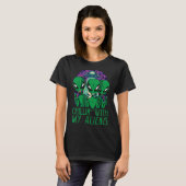 Chillin met mijn Aliens-groep Toddler bootst Kinde T-shirt (Voorkant volledig)