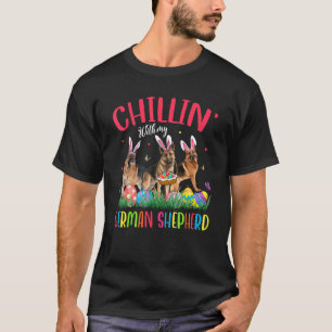 Chillin' met mijn Duitse paaseieren T-shirt