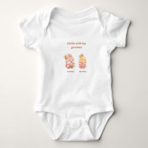 Chillin met mijn gnomen baby bodysuit