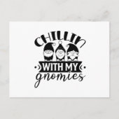 Chillin met mijn gnomen briefkaart (Voorkant)