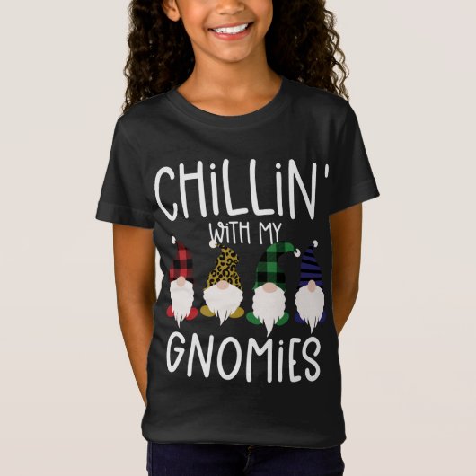 Chillin met mijn gnomen speldenluipaargnomen t-shirt (Voorkant)