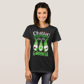 Chillin met mijn gnomen, St. Patrick Day Gnomes Ga T-shirt (Voorkant volledig)
