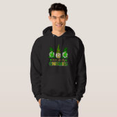 Chillin met mijn gnomen St Patricks Day Gnome Iris Hoodie (Voorkant volledig)