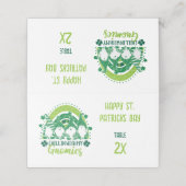 Chillin met mijn gnomen St. Patrick's Day Shamrock Plaatskaartje (Buitenkant ongevouwen)