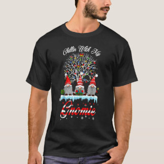 Chillin met mijn Gnomie kerstwedstrijd P T-shirt