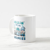 Chillin met mijn Gnomies gepersonaliseerd Koffiemok (Voorkant links)