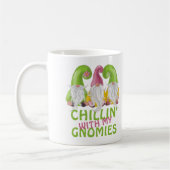 Chillin met mijn Gnomies Gnome Humor Koffiemok (Links)