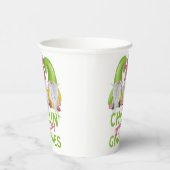 Chillin met mijn Gnomies Gnome Humor Papieren Bekers (Rechts)