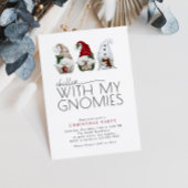 Chillin met mijn Gnomies kerstfeest Kaart