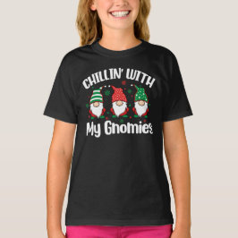 Chillin met mijn Gnomies, Kerstmis T-shirt