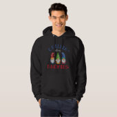 Chillin met mijn Gnomies Santa Claus Garden Gnome  Hoodie (Voorkant volledig)