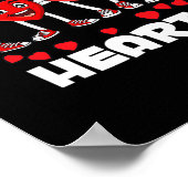 Chillin met mijn hart Valentijnsdag Fun Boys Gir Poster (Hoek)