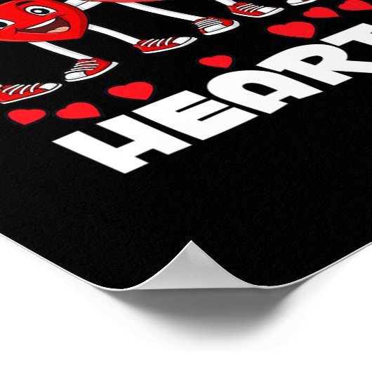 Chillin met mijn hart Valentijnsdag Fun Boys Gir Poster (Hoek)