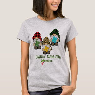 Chillin met mijn homies Funny St Patricks Day T-sh T-shirt