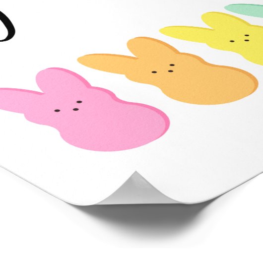 Chillin met mijn pasteelpaaskunst poster (Hoek)