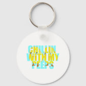 Chillin met mijn peps sleutelhanger (Voorkant)