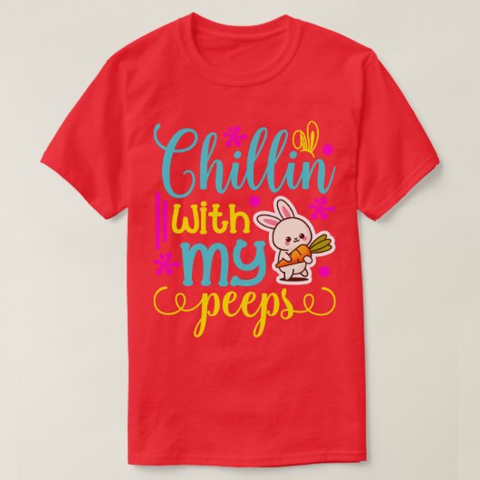 Chillin met mijn peps t-shirt (Design voorkant)