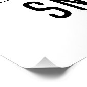 Chillin met mijn sneeuwmijten - Funny Gekke Christ Perfect Poster (Hoek)