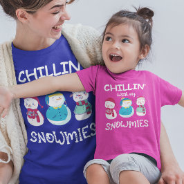 Chillin’ met mijn sneeuwpoppen Tri-Blend shirt
