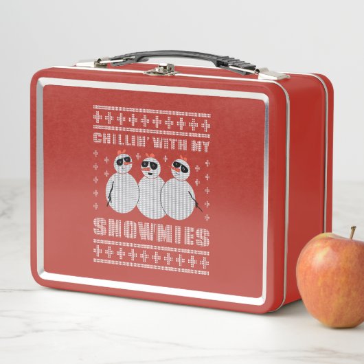 Chillin met mijn Snowmies Kerstmis Ugly Sweater Qu (In situ)