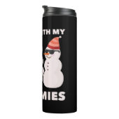 Chillin met mijn snowmies thermosbeker (Geroteerd rechts)