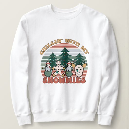 Chillin met mijn snowmies trui (Design voorkant)