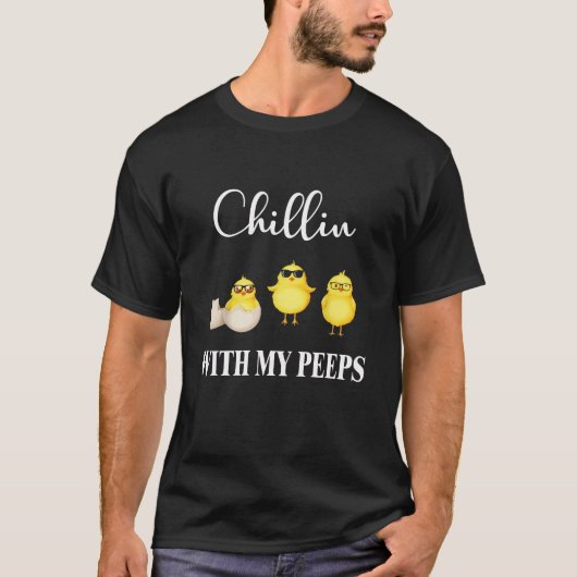 Chillin met mijn T-shirt voor peuter, paaskip Snoe (Voorkant)