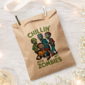 Chillin met mijn Zombies Halloween jongens Kinder  Bedankzakje (Geknipt)