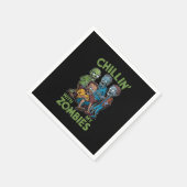 Chillin met mijn Zombies Halloween jongens Kinder  Servet (Hoek)