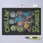 Chillin met mijn Zombies Halloween jongens Kinder  Tissuepapier (Craft)