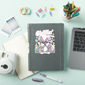 Chillin met My Peeps Cool Easter Bunny Sticker (iPad Cover)