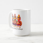 Chillin met My Turkeys Thanksgiving Fun Koffiemok (Voorkant links)