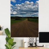 Chillin op een vuile weg poster (Thuiskantoor)