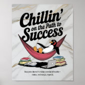 Chillin' op weg naar succes Penguin Poster (Voorkant)