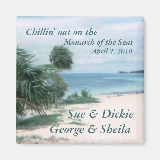 Chillin out aanpasbaar magneet (Voorkant)