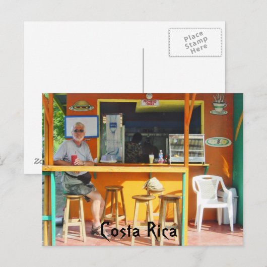 Chillin' Out in Costa Rica Briefkaart (Voorkant / Achterkant)